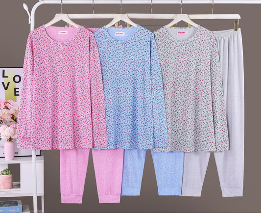 Pijama Primavera Mujer Fino TALLA ESPECIAL 2292#