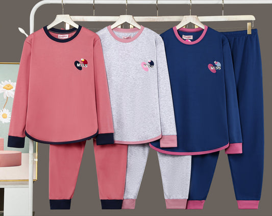 Pijama Invierno Con Felpa Largo 2806#