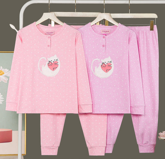 Pijama NIÑA con Felpa LICRA CADETE 2867#