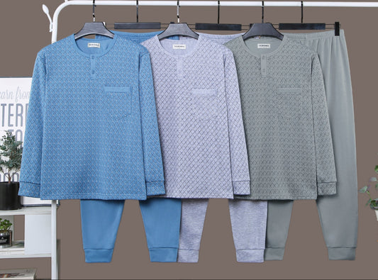 Pijama Hombre con Felpa 15PCS 5040#