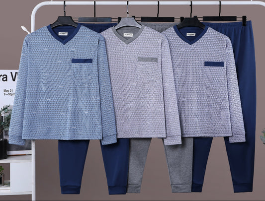 Pijama Hombre con Felpa 15PCS 5045#