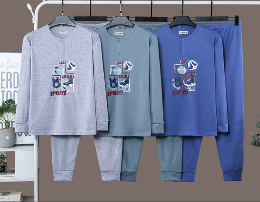 Pijama Hombre con Felpa 15PCS 5046#