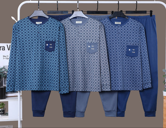 Pijama Hombre con Felpa 15PCS 5050#