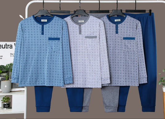 Pijama Hombre con Felpa 15 PCS 5052#