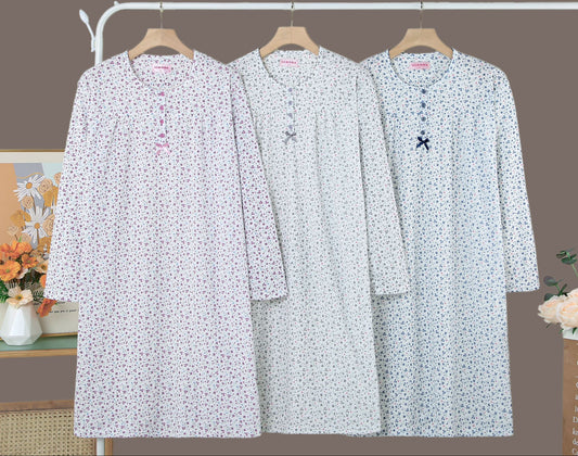 Camisón Con Felpa TALLA ESPECIAL 5075#