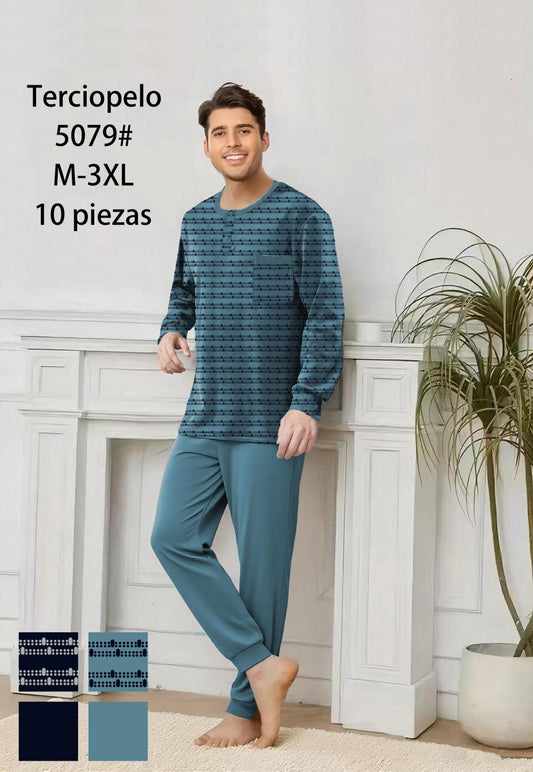 Pijama Hombre Terciopelo 10PCS 5079#