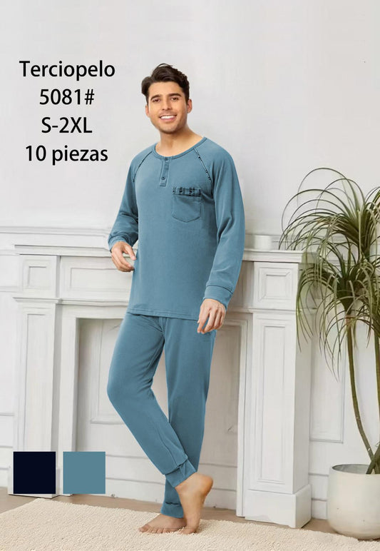 Pijama Hombre Terciopelo 10PCS 5081#