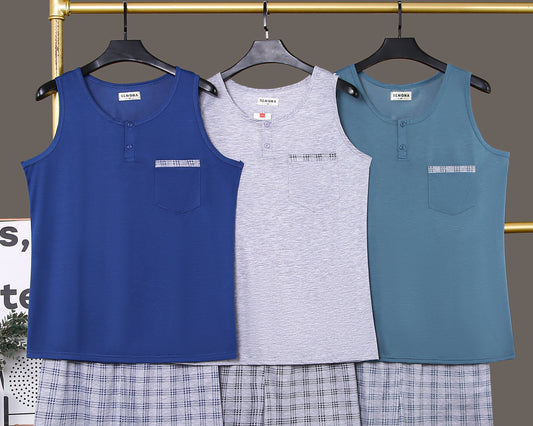 Pijama Tirante Ancho Hombre 604#